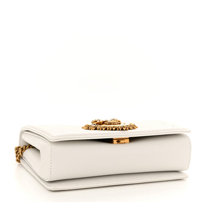 Dolce & Gabbana Calfskin Medium Devotion Crossbody Bag White 4 of 9