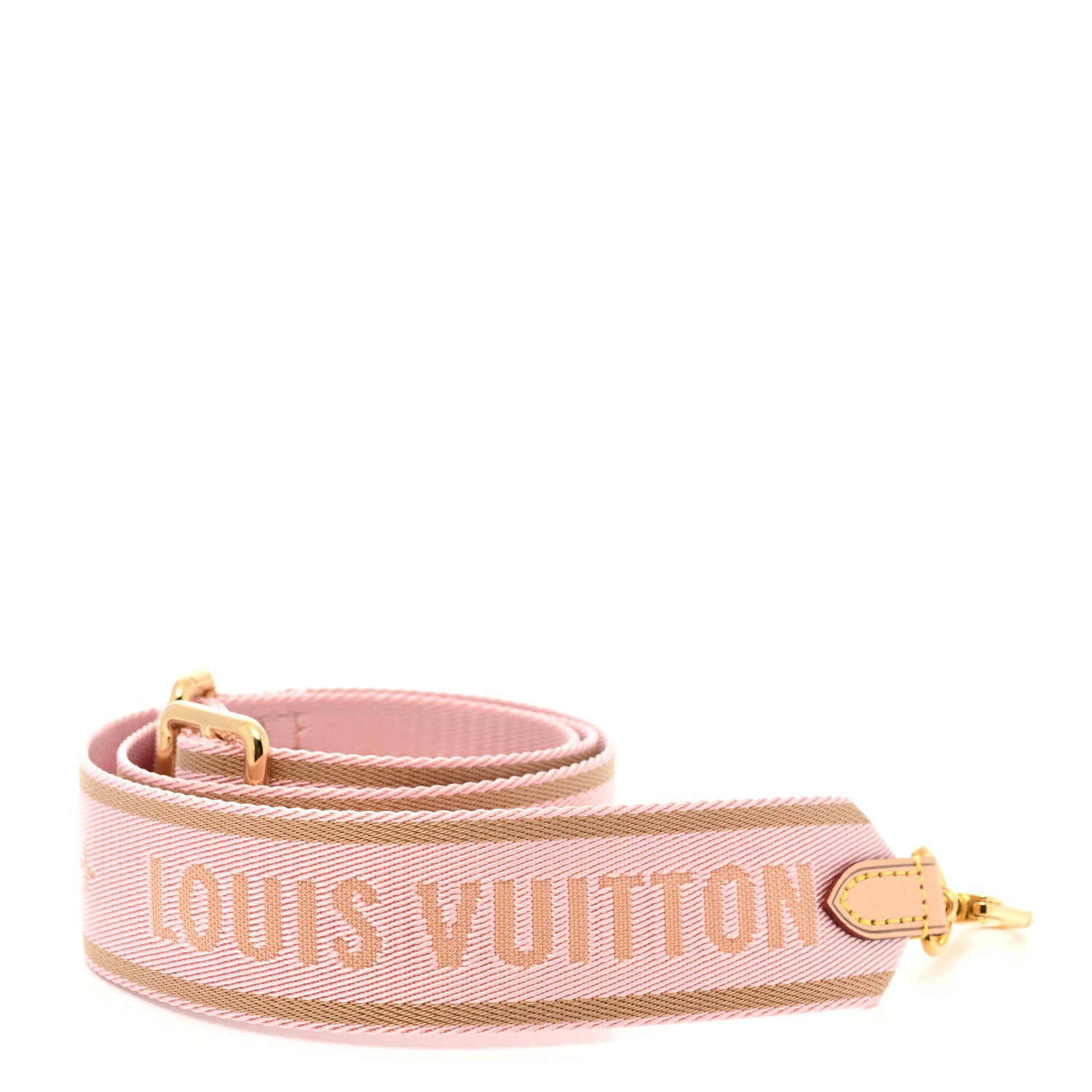 Louis Vuitton Nylon Bandouliere Shoulder Strap Macadamia 6 of 7