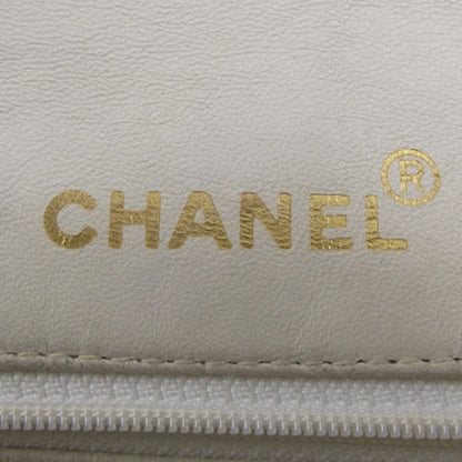 Chanel Vintage Lambskin Medium Flap Bag White 8 of 13