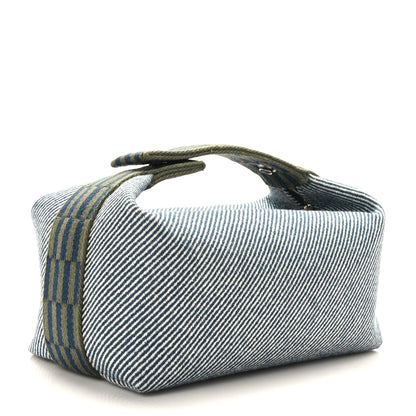 Hermes Wool Small Bride-A-Brac H Natte Pouch Bleu Abysse 3 of 10