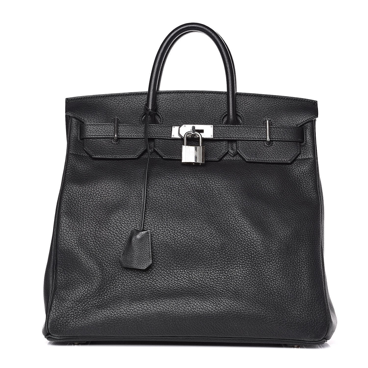 Hermes Taurillon Clemence HAC Birkin 40 Black 1 of 33