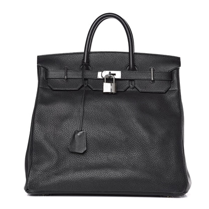 Hermes Taurillon Clemence HAC Birkin 40 Black 1 of 33