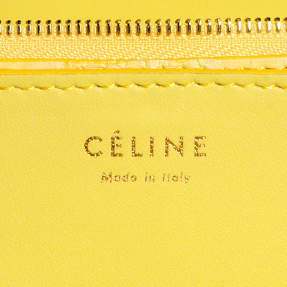 Celine Python Medium Classic Box Yellow 6 of 7