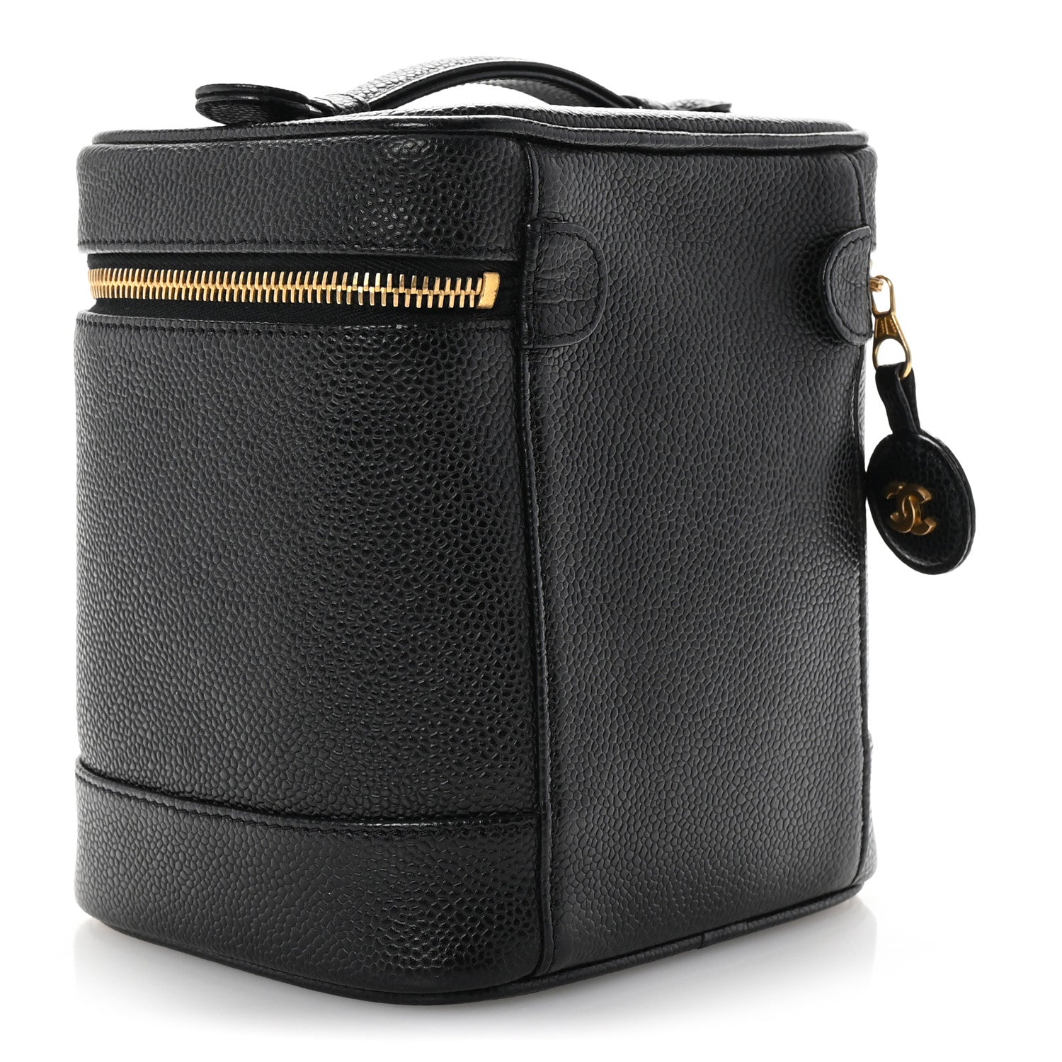 Chanel Caviar Vanity Cosmetic Case Black 3 of 8