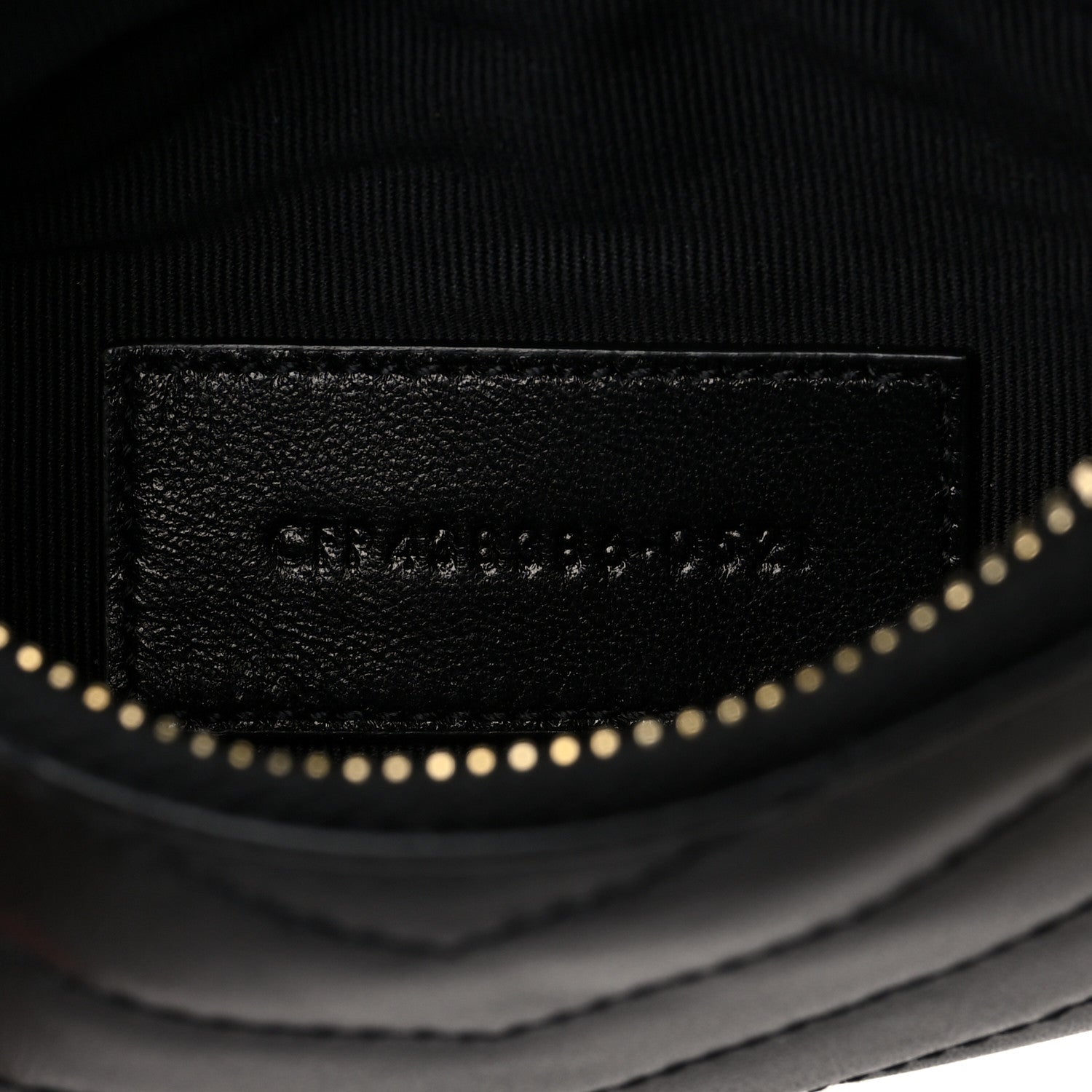 Saint Laurent Calfskin Matelasse Monogram Key Pouch Black 7 of 9