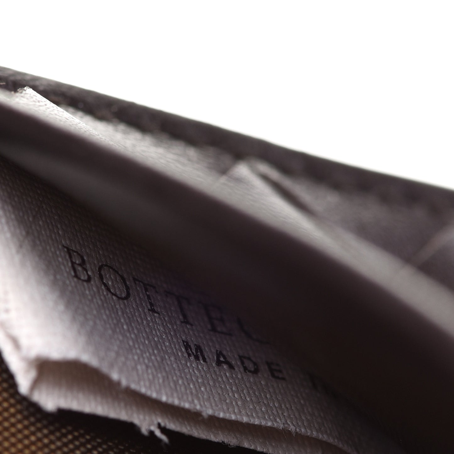 Nappa Intrecciato Card Holder Coffee