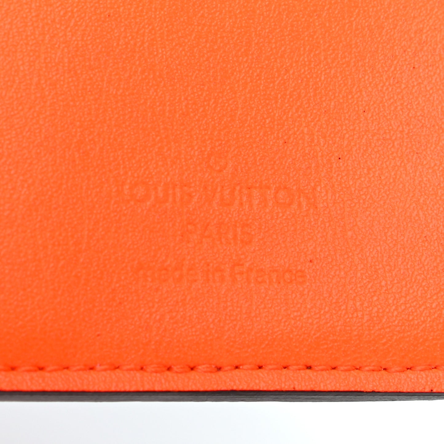 Neon Damier Infini Pocket Organizer Orange