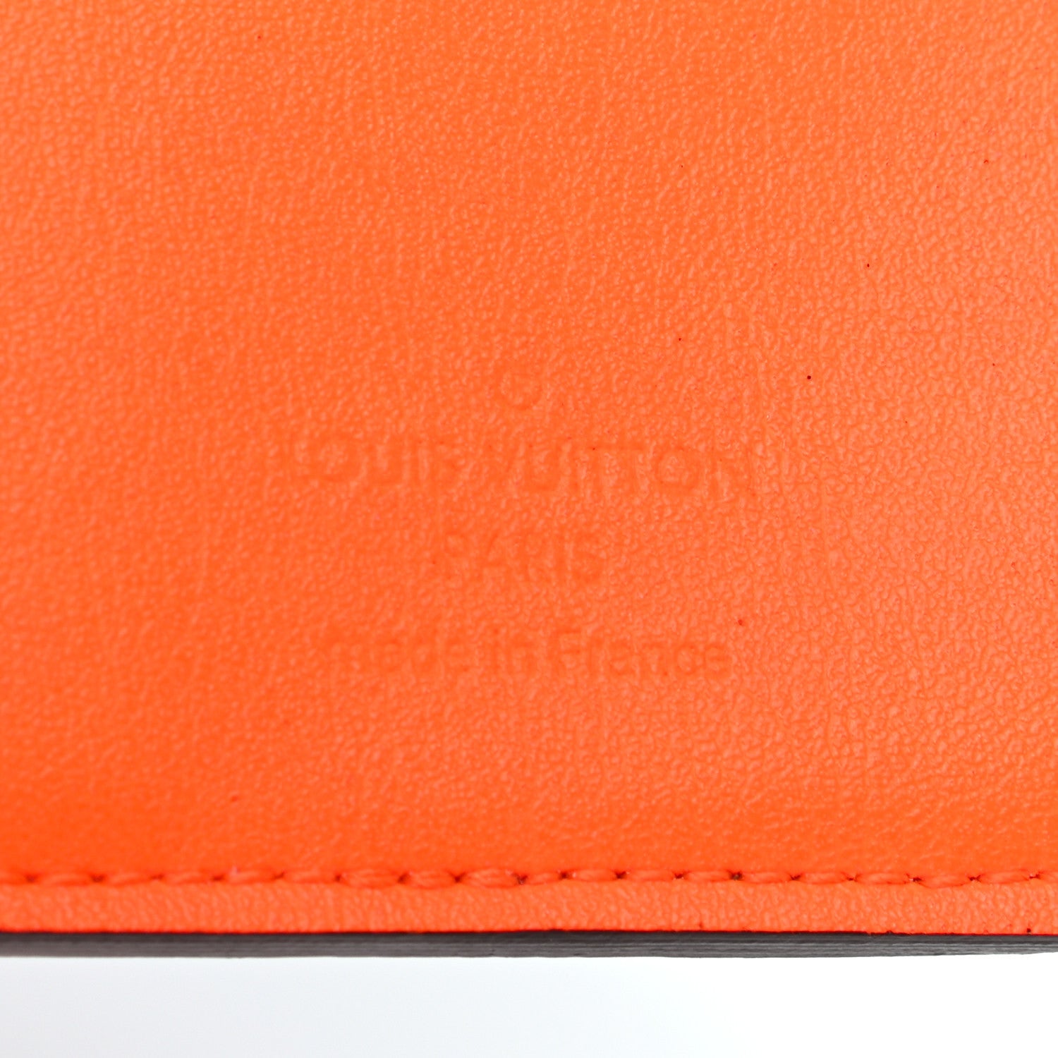 Louis Vuitton Neon Damier Infini Pocket Organizer Orange 6 of 7