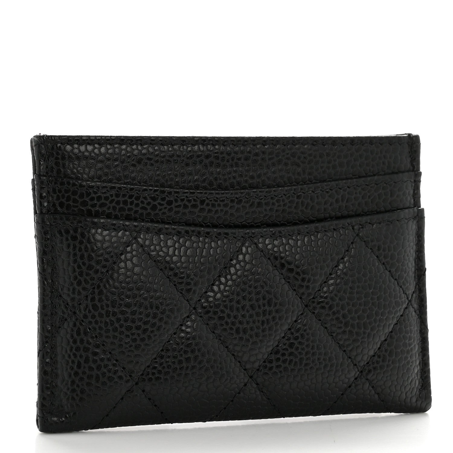 Chanel Caviar Quilted Card Holder Black 3 of 12