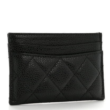 Chanel Caviar Quilted Card Holder Black 3 of 12