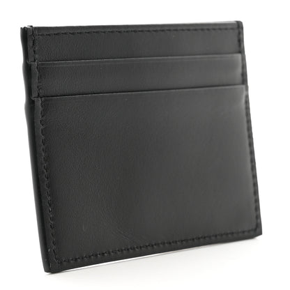 Dolce & Gabbana Calfskin Embellished Logo Card Holder Black 3 of 7