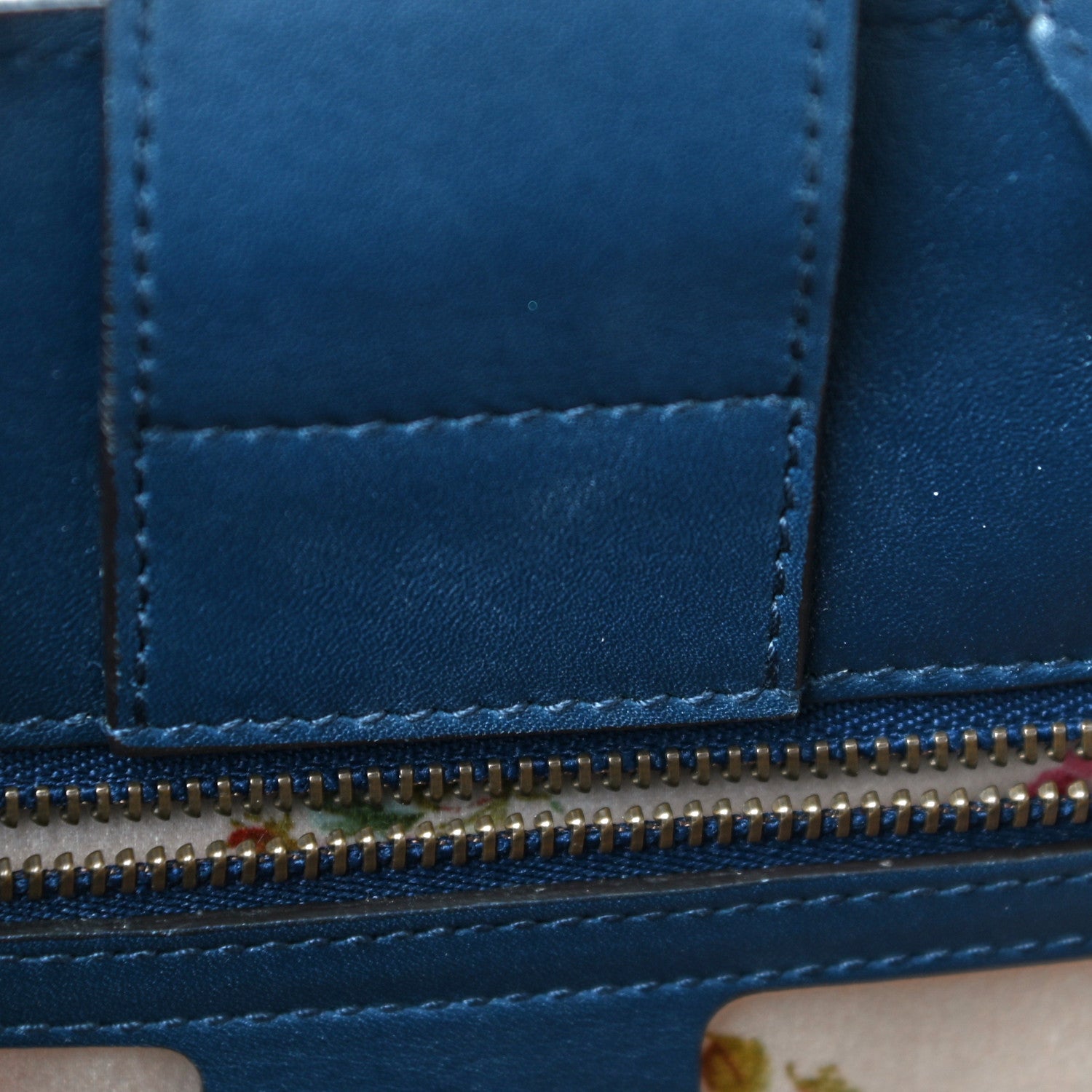 Gucci Denim Matelasse Small Pearly GG Marmont Tote Blue 16 of 16