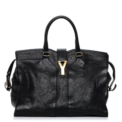 Saint Laurent Sheepskin Large Cabas ChYc Black 1 of 9