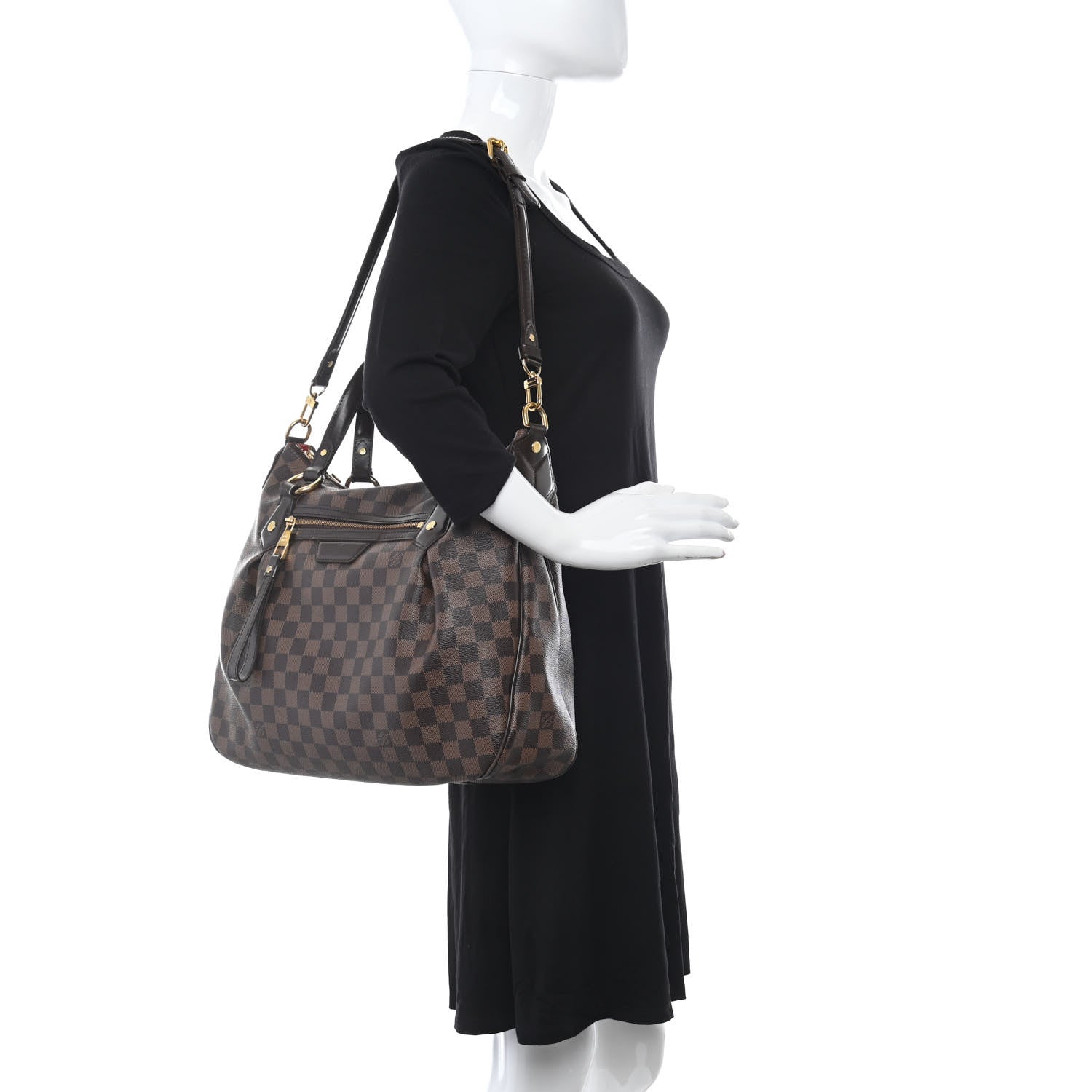 Louis Vuitton Damier Ebene Evora MM 2 of 10