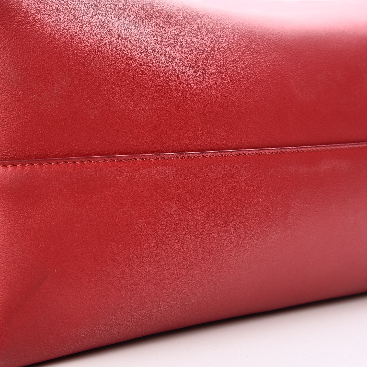 Tom Ford Calfskin Perforated Logo Tote Red 11 of 13
