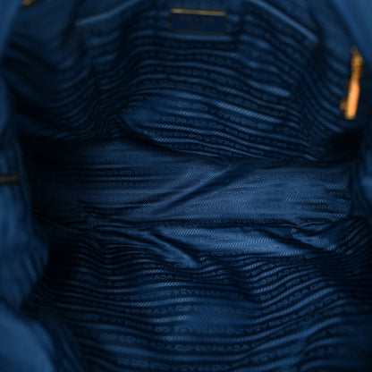 Prada Tessuto Nylon Saffiano Tote Cobalto 5 of 13