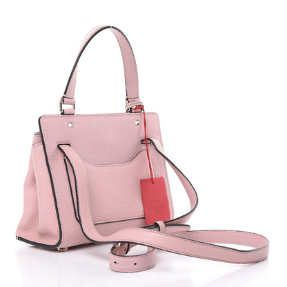 Valentino Garavani Pebbled Calfskin Small Joylock Satchel Loto 3 of 11