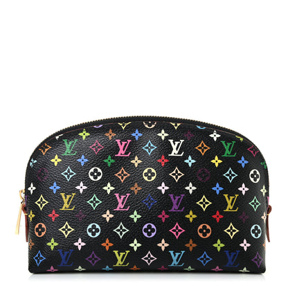 Louis Vuitton Monogram Multicolor Cosmetic Pouch Black Grenade 1 of 7