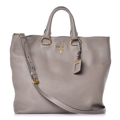 Prada Vitello Daino Tote Argilla 1 of 10