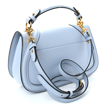 Gucci Roxy Calfskin Medium Blondie Top Handle Bag Cloudy Blue 3 of 10