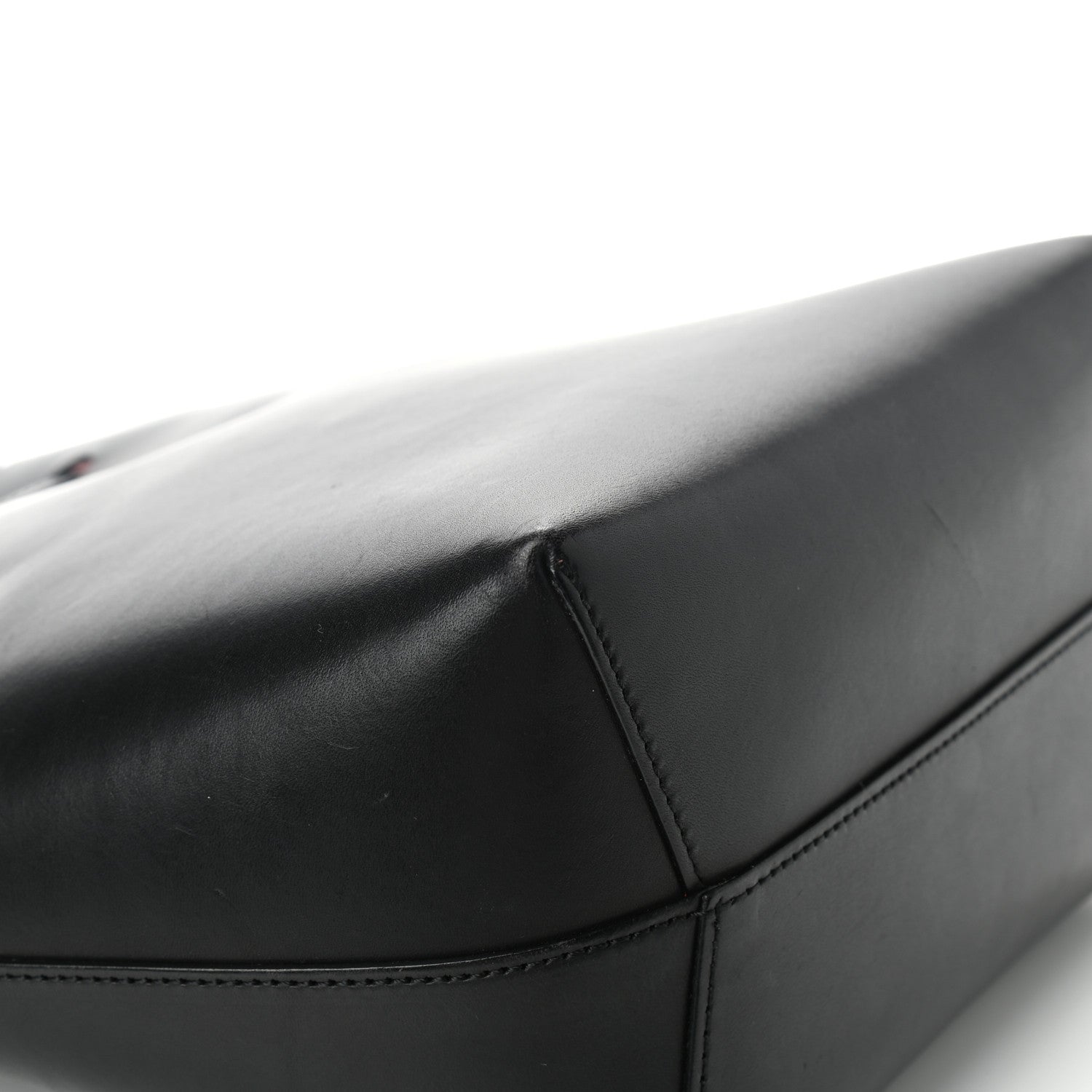 Mansur Gavriel Calfskin Mini Bucket Bag Black Flamma 10 of 11