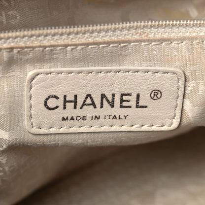 Chanel Tweed Lambskin Large Bowler Red 6 of 11