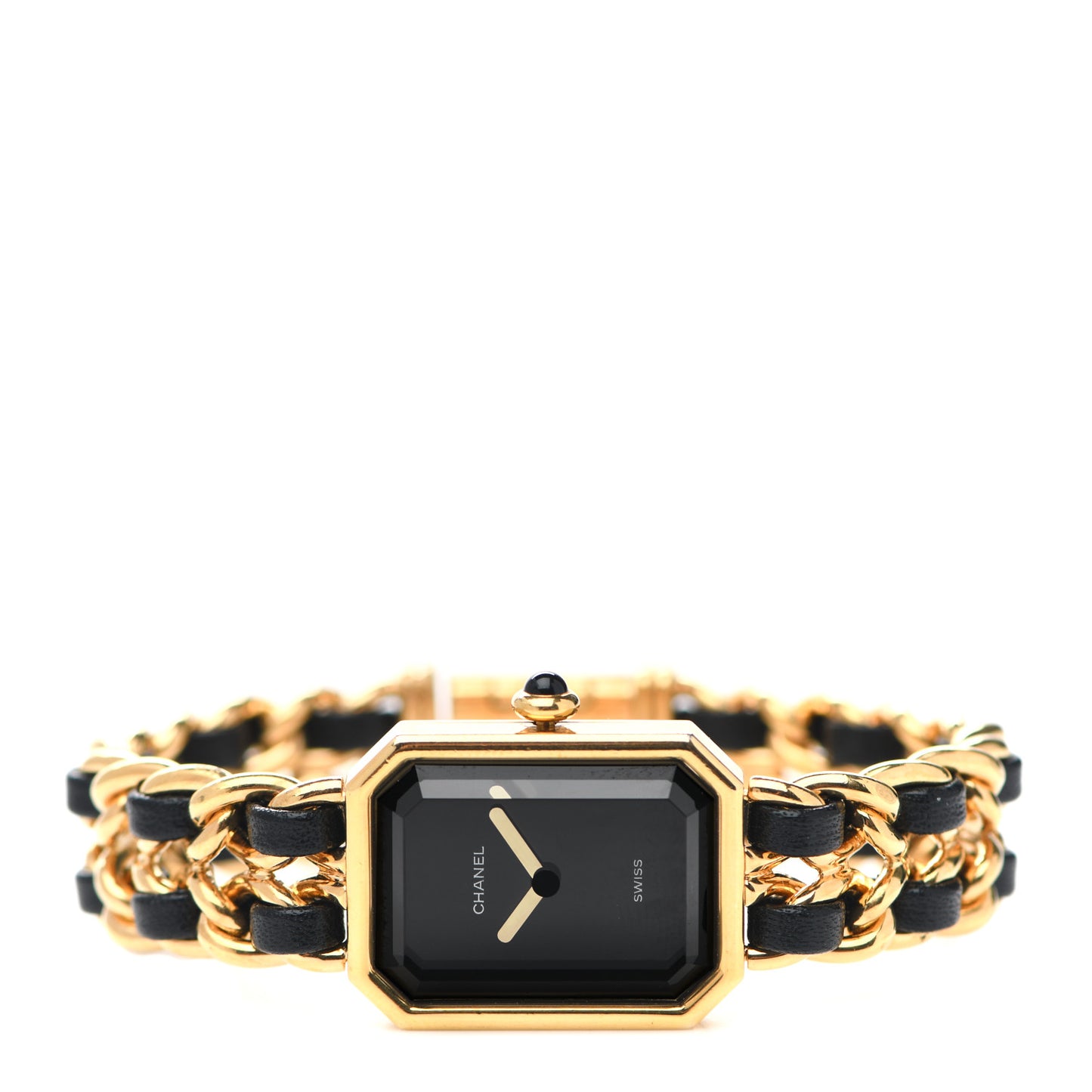 Stainless Steel Lambskin 20mm Chain Premiere Quartz Watch Gold XL