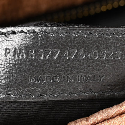 Saint Laurent Nylon Quilted Small Loulou Puffer Monogram Chain Satchel Tetri Brown 7 of 11