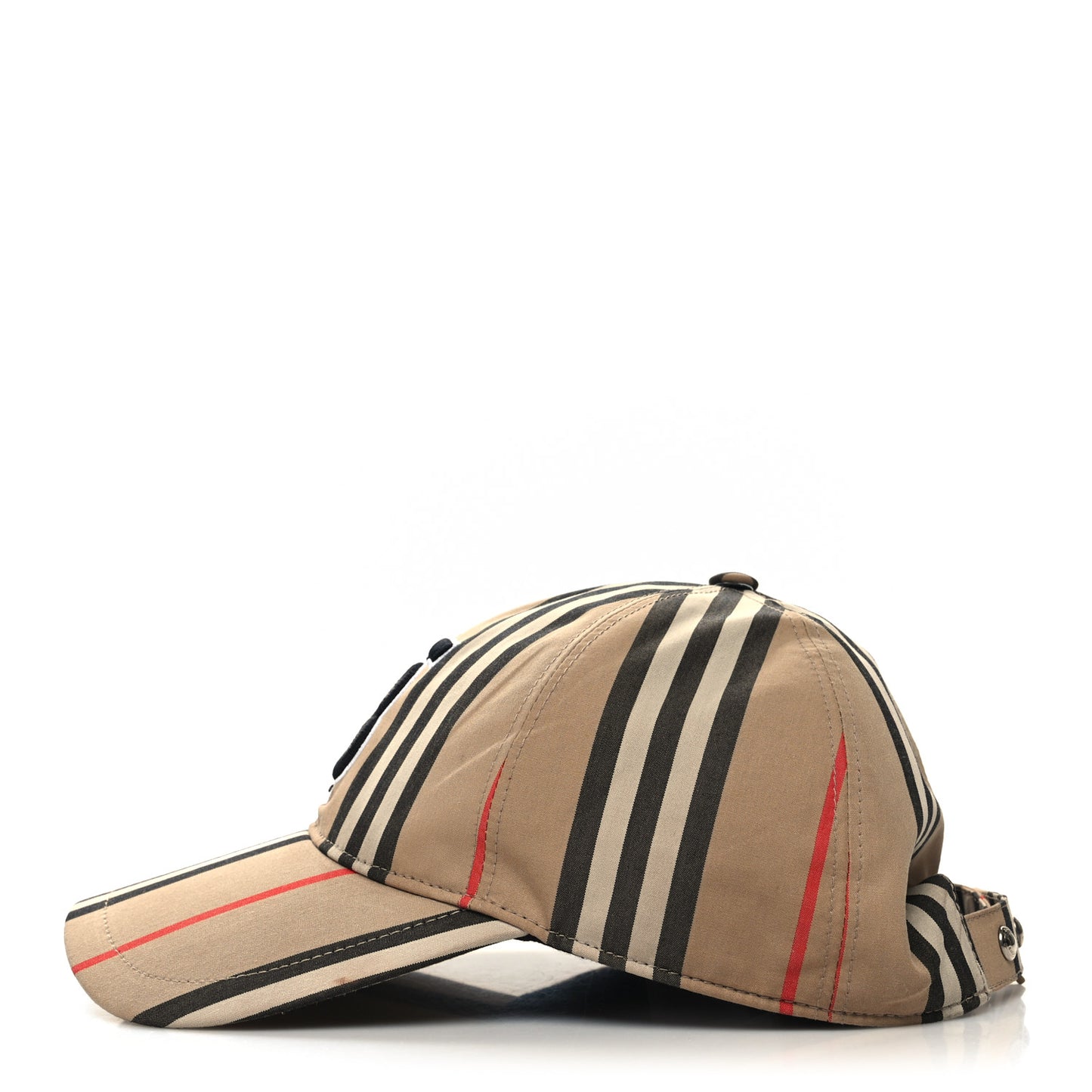 Cotton Vintage Check Monogram Baseball Hat S Archive Beige