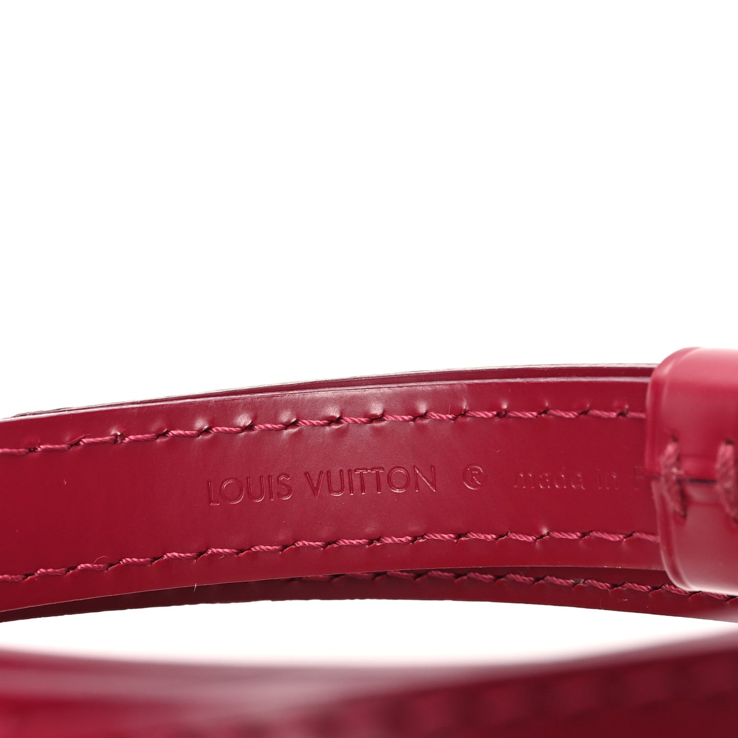 Calfskin 16mm Adjustable Shoulder Strap Fuchsia