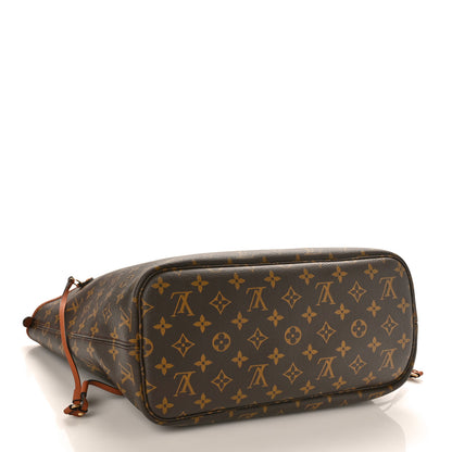 Louis Vuitton Monogram Calfskin Neo Neverfull Inside Out MM Tan 5 of 11