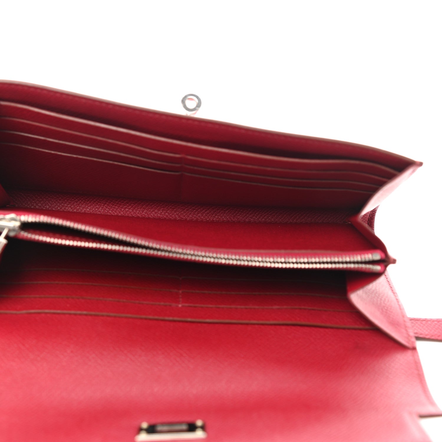 Hermes Epsom Kelly Longue Wallet Rubis 5 of 6