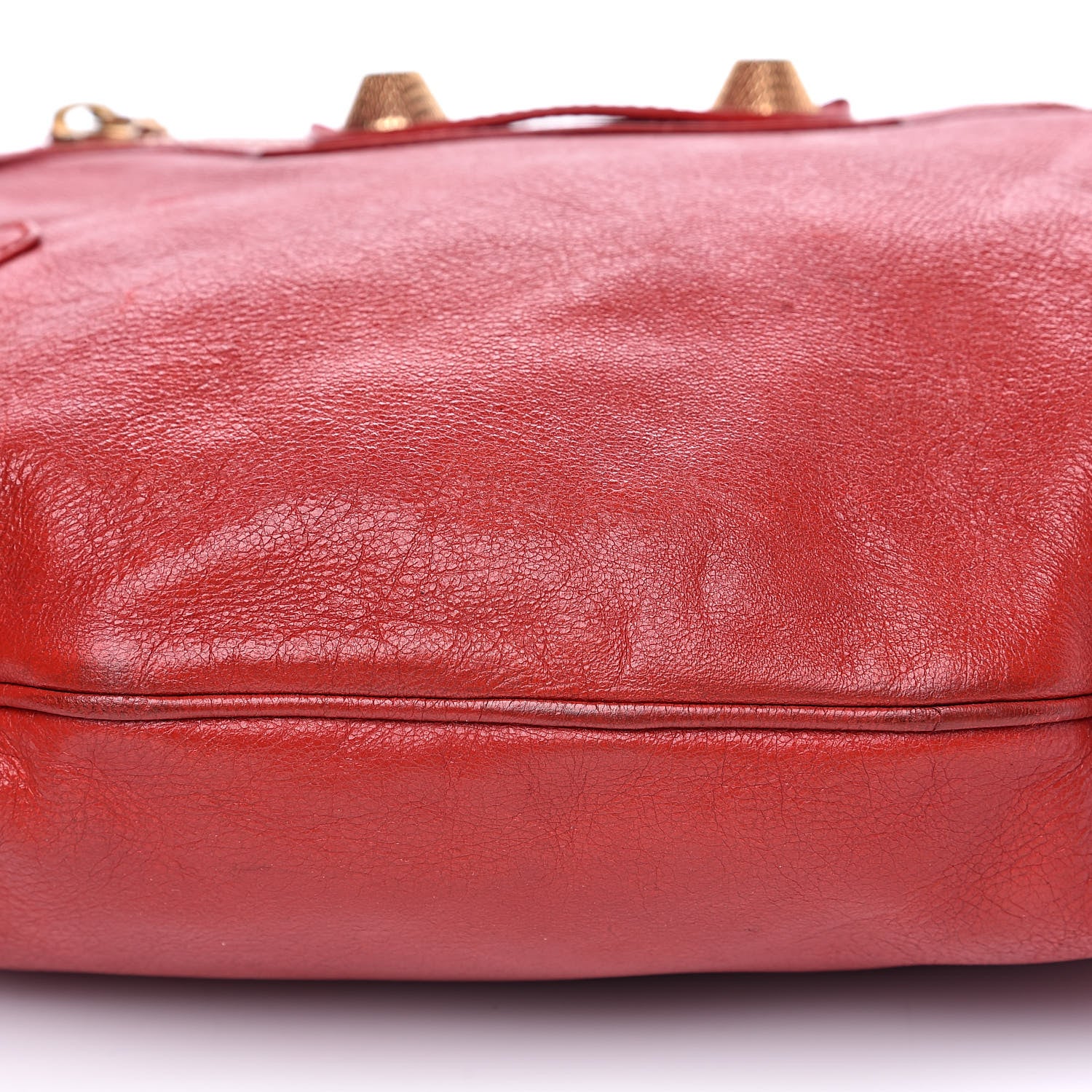 Balenciaga Chevre Giant 21 Gold Hardware Hobo Rouge Vermillon 9 of 16