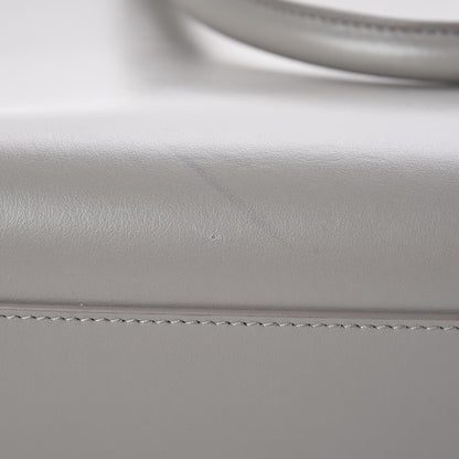 Saint Laurent Calfskin Small Monogram Cabas Fog 12 of 13