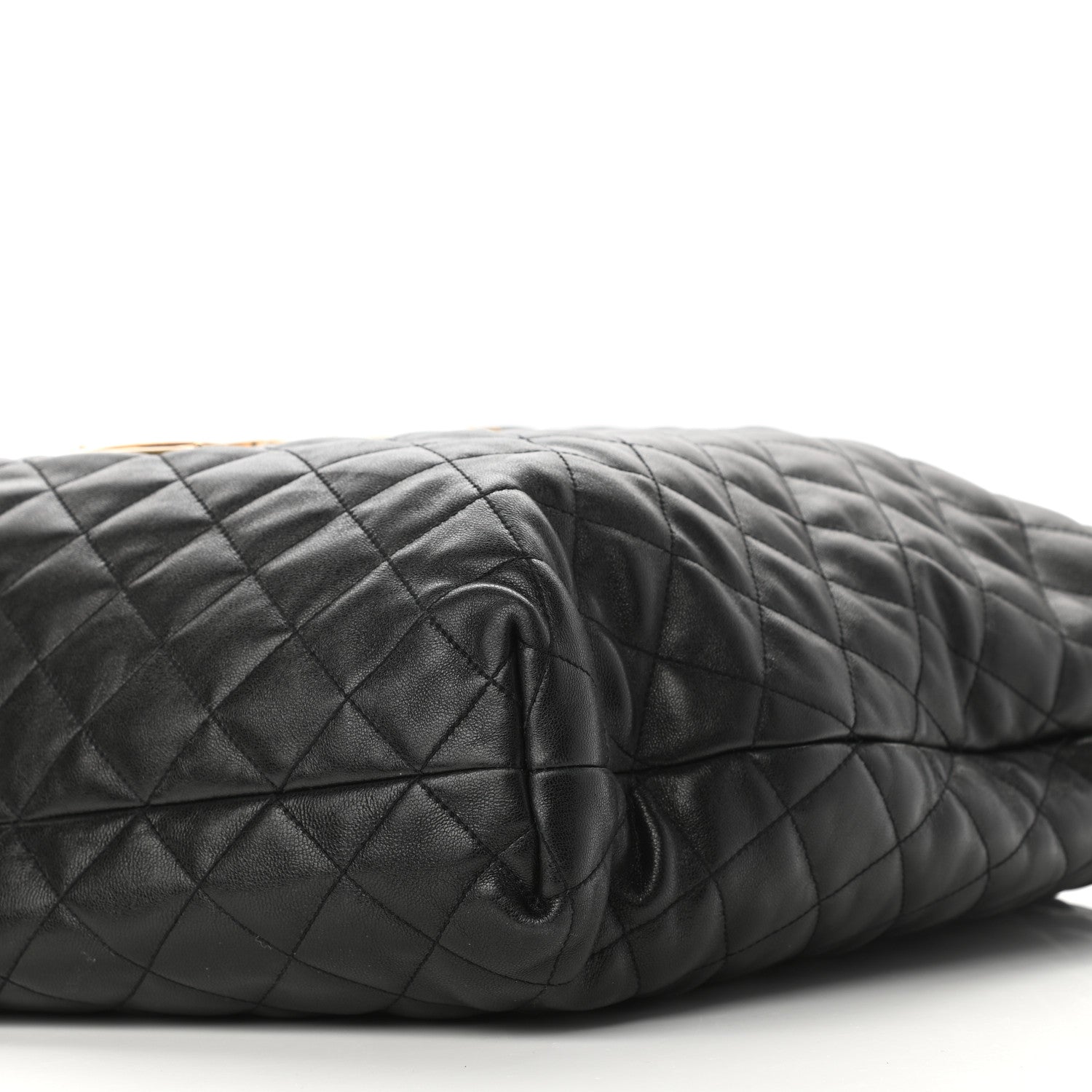 Saint Laurent Lambskin Quilted Maxi Icare Shopping Tote Black 10 of 10