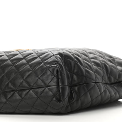 Saint Laurent Lambskin Quilted Maxi Icare Shopping Tote Black 10 of 10