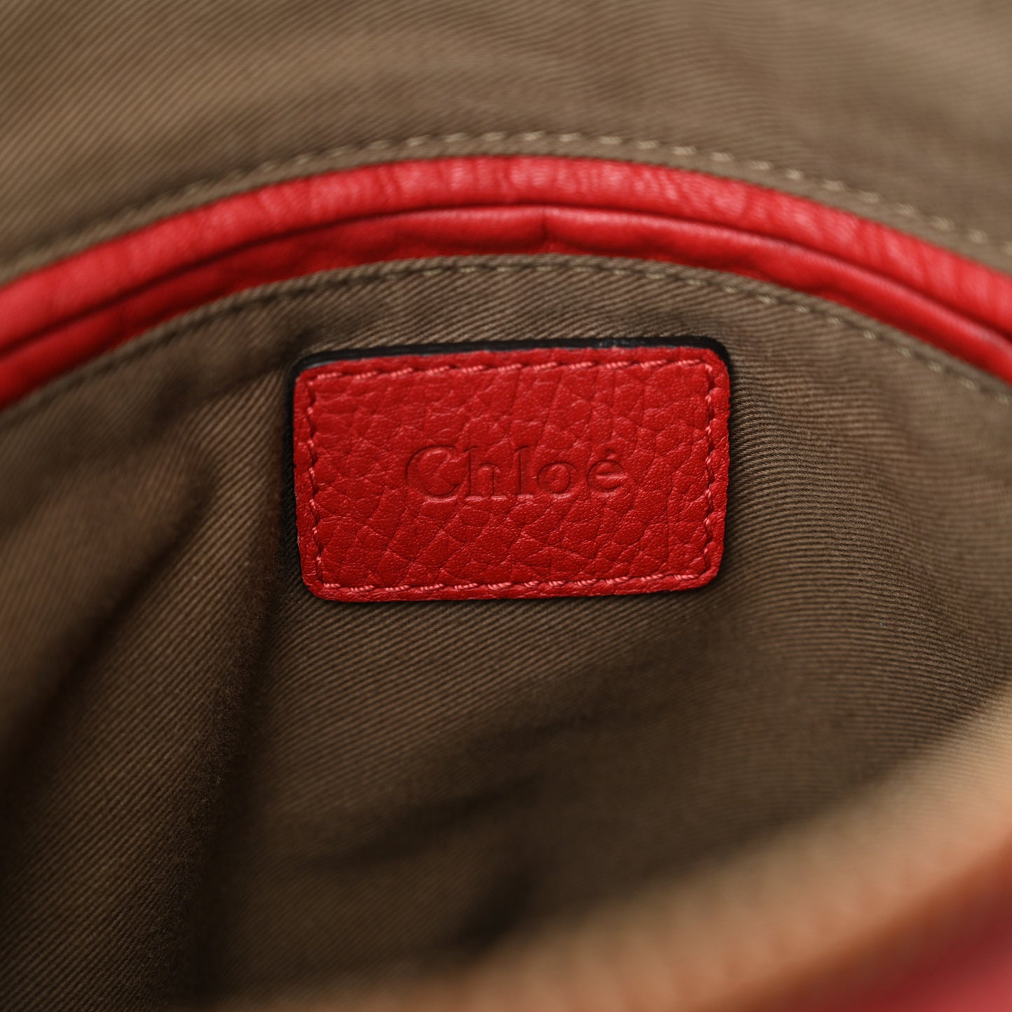 Calfskin Medium Marcie Satchel Peony Red