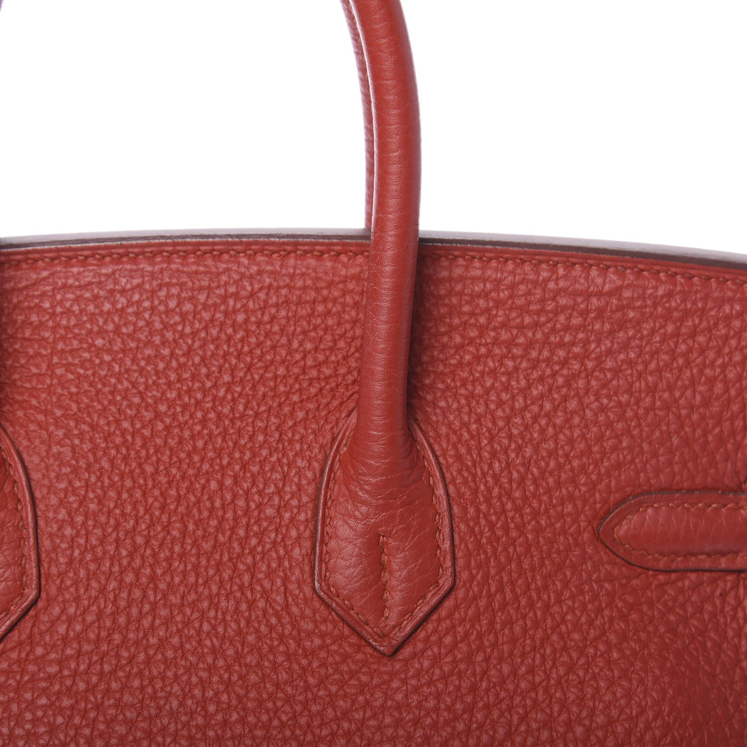 Hermes Togo Birkin 25 Rouge Garance 32 of 37