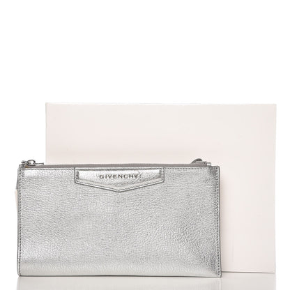 Givenchy Metallic Grained Goatskin Antigona Crossbody Silver 11 of 11