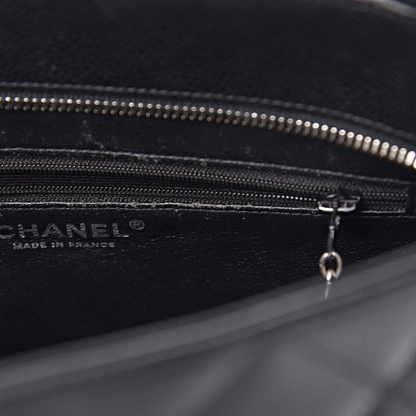 Caviar Quilted Medallion Tote Black