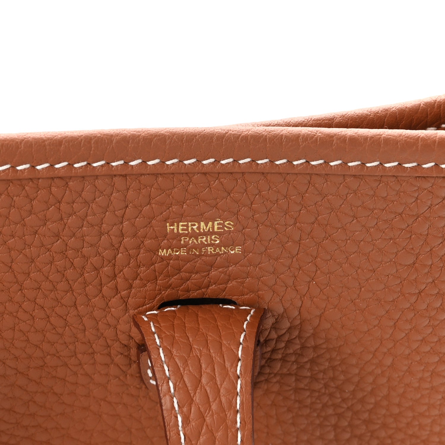 Hermes Taurillon Clemence Evelyne 23 Poche III Gold 6 of 9