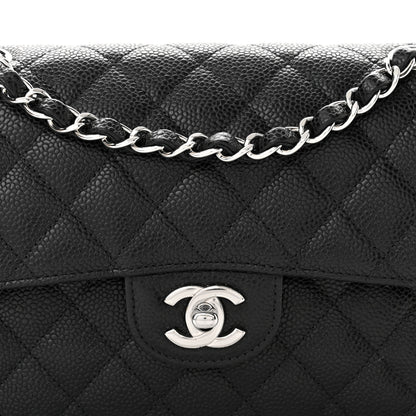 Chanel Caviar Quilted Small Double Flap Black 8 of 10