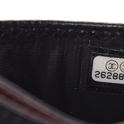 Chanel Caviar Quilted Card Holder Black 8 of 9