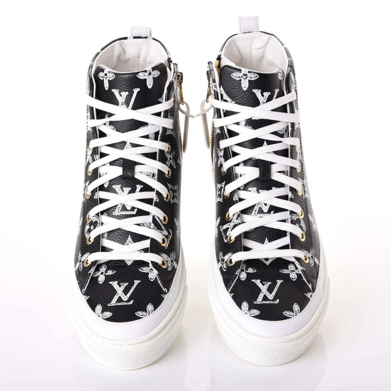 Louis Vuitton Catogram Stellar Sneaker Boots 39 Black 6 of 10