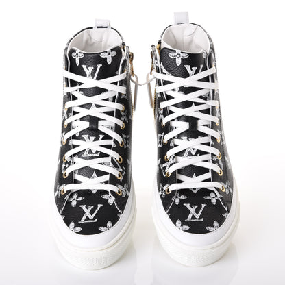 Louis Vuitton Catogram Stellar Sneaker Boots 39 Black 6 of 10