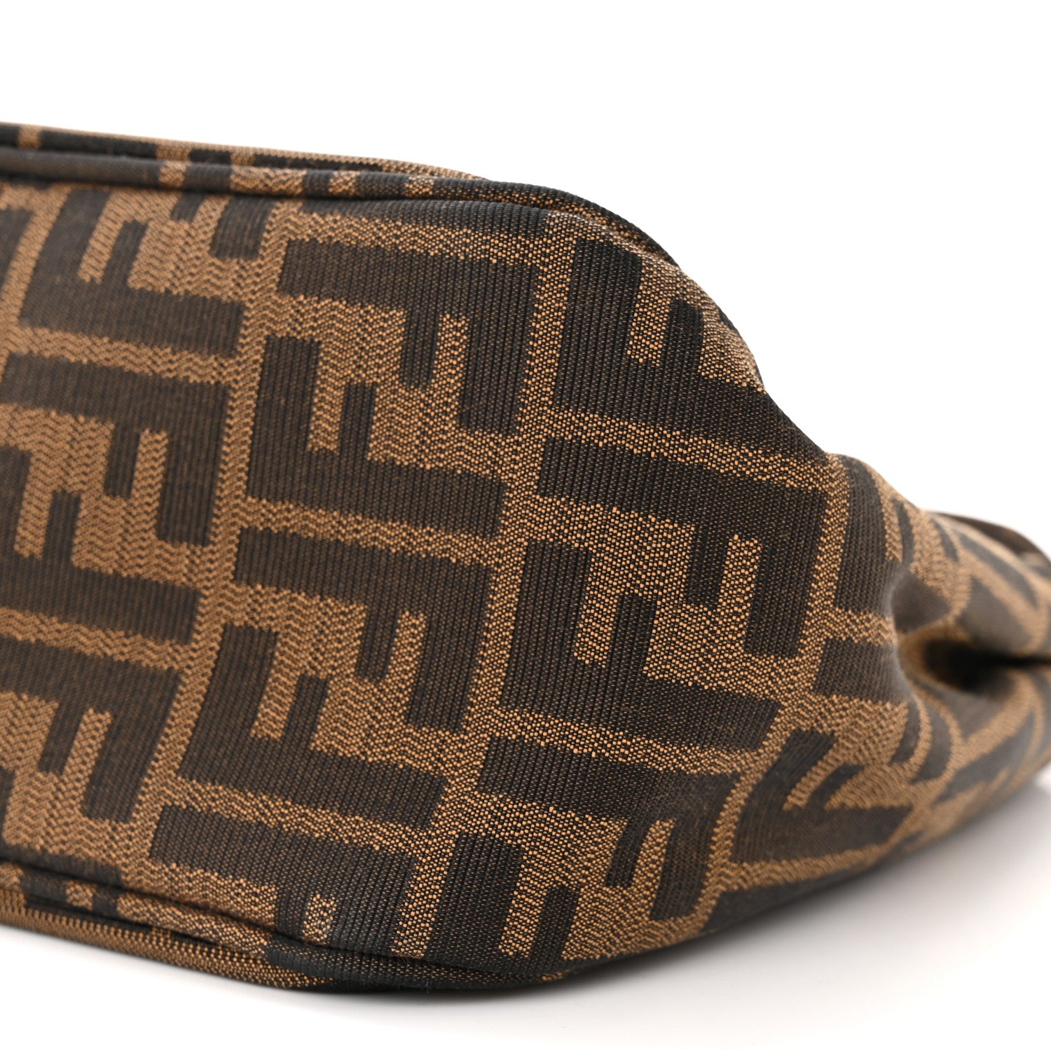 Fendi Zucca Vitello Artic Small Messenger Bag Tobacco Castagna 10 of 11