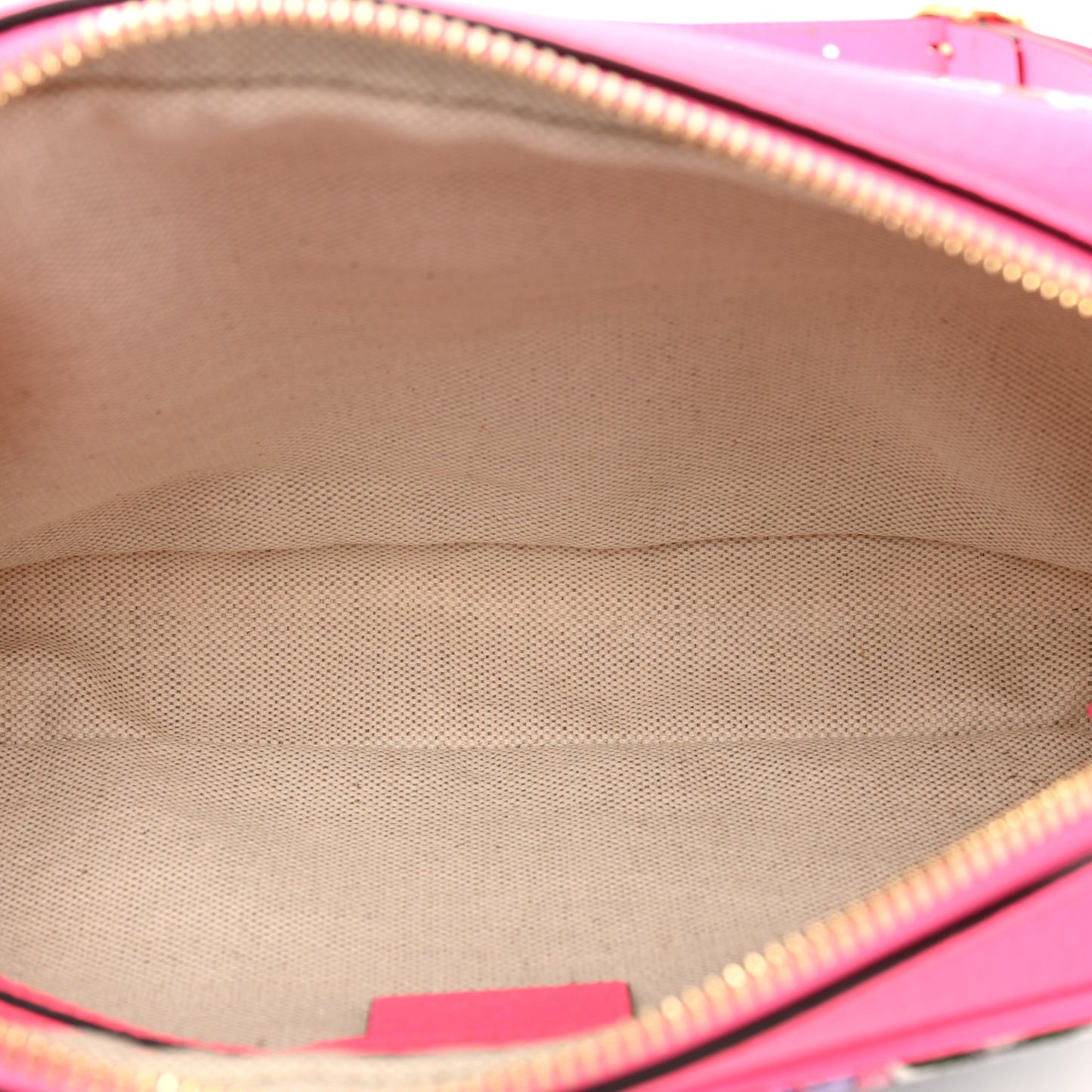 Canvas Flora Floral Shoulder Bag White Fuchsia Fluo