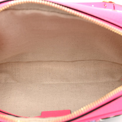 Gucci Canvas Flora Floral Shoulder Bag White Fuchsia Fluo 5 of 9