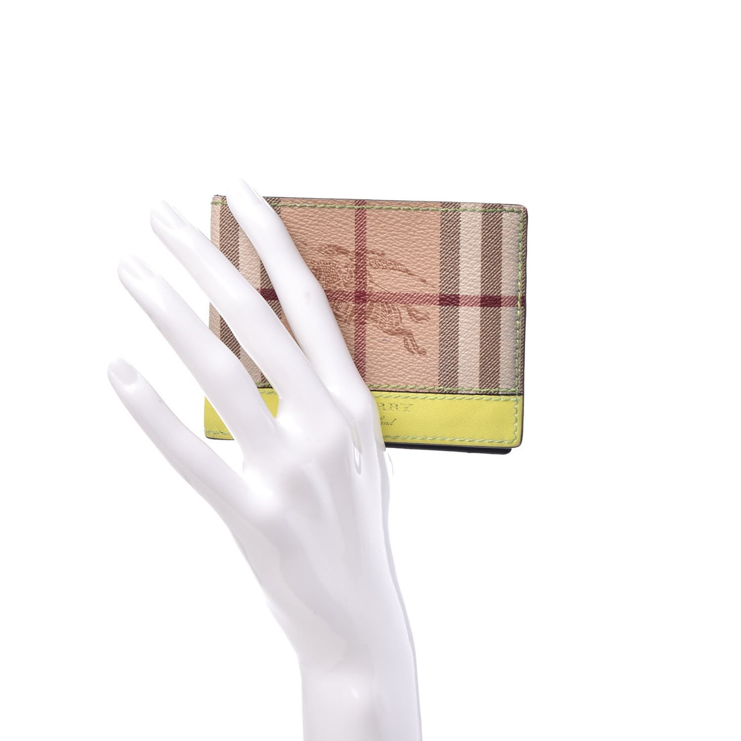 Haymarket Check BBi-Fold Wallet Yellow
