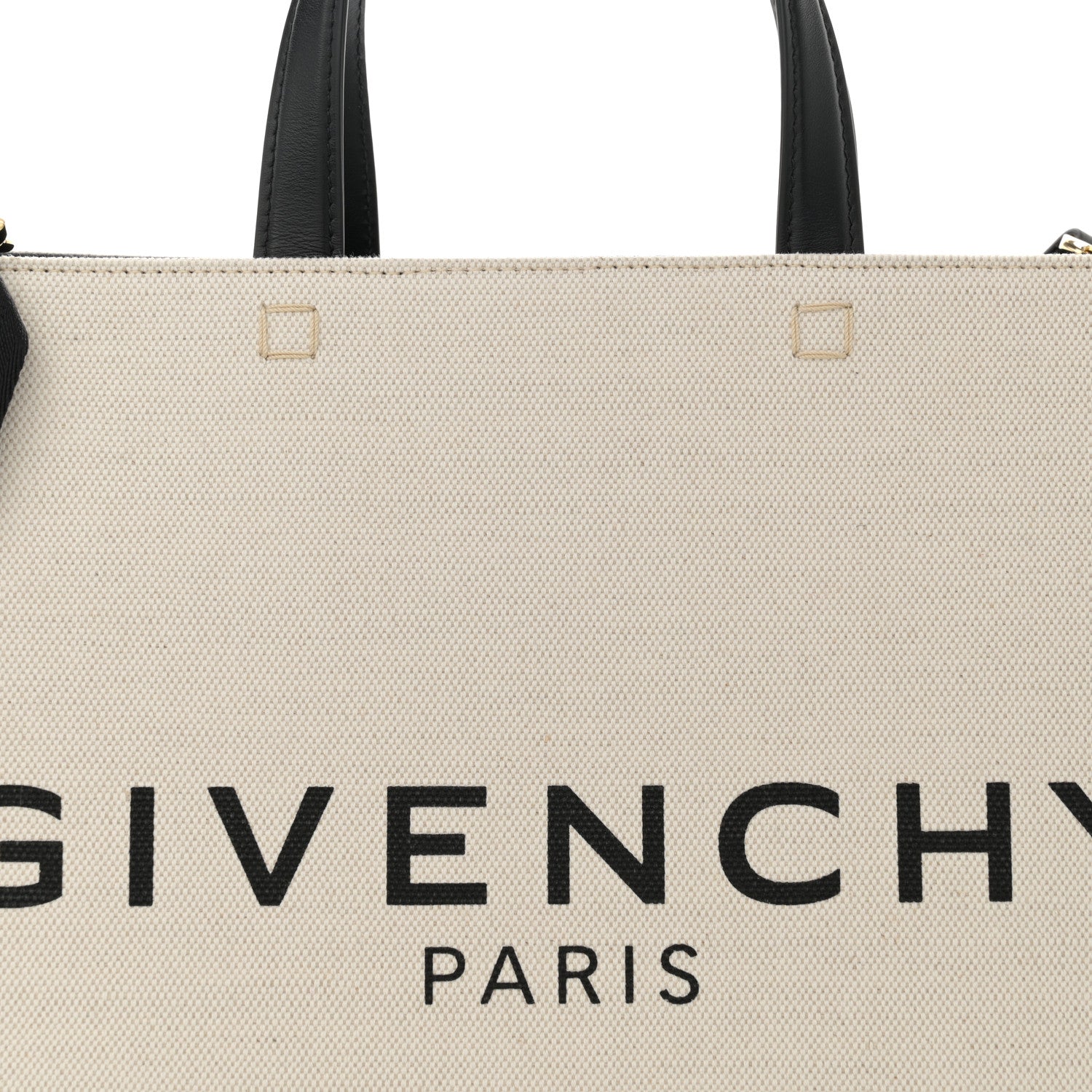 Givenchy Canvas Medium Tote Beige Black 8 of 12